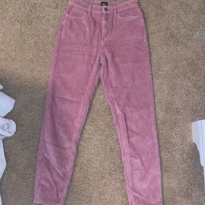 Bdg Urban Outfitters Womens High Rise Corduroy Mom Pants Pink Size 26